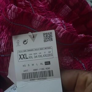 Zara printed midi dress